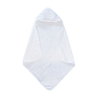 Hooded Baby Towel, Lightweight and Absorbent Turkish Cotton Towels in Pearl.