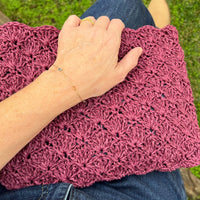 Aksam Clutch, Handmade Turkish Crochet Bags. Eco-Friendly, Sustainable, and Stylish.