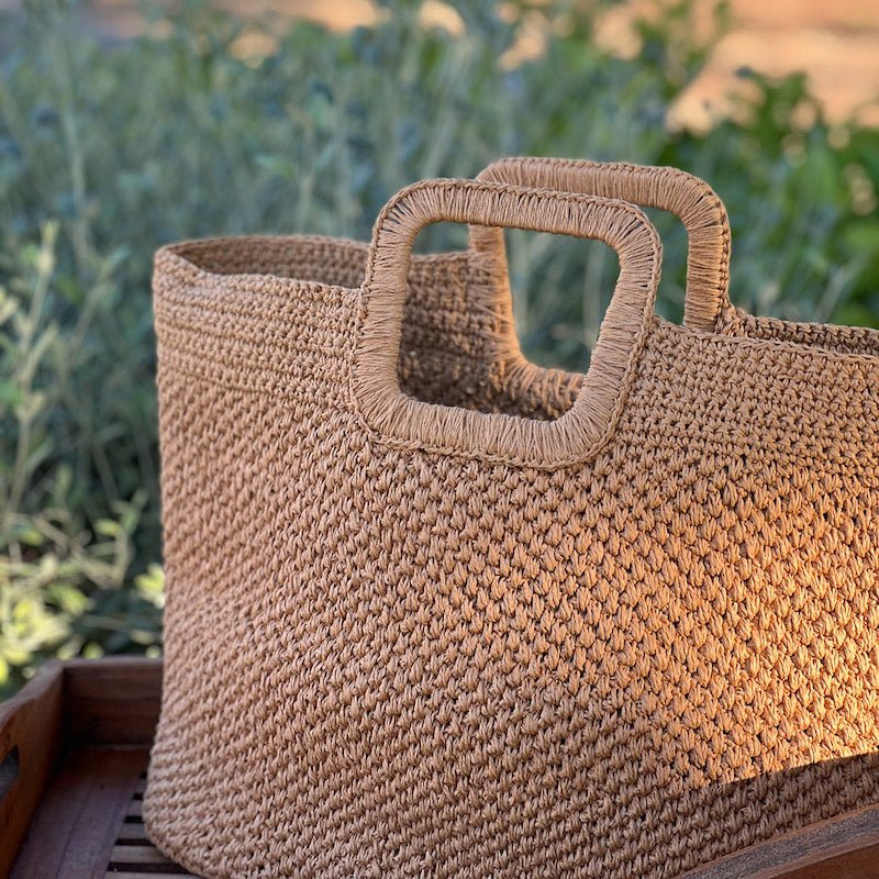 Pine & Palm Pazar Carryall Bag in Apricot