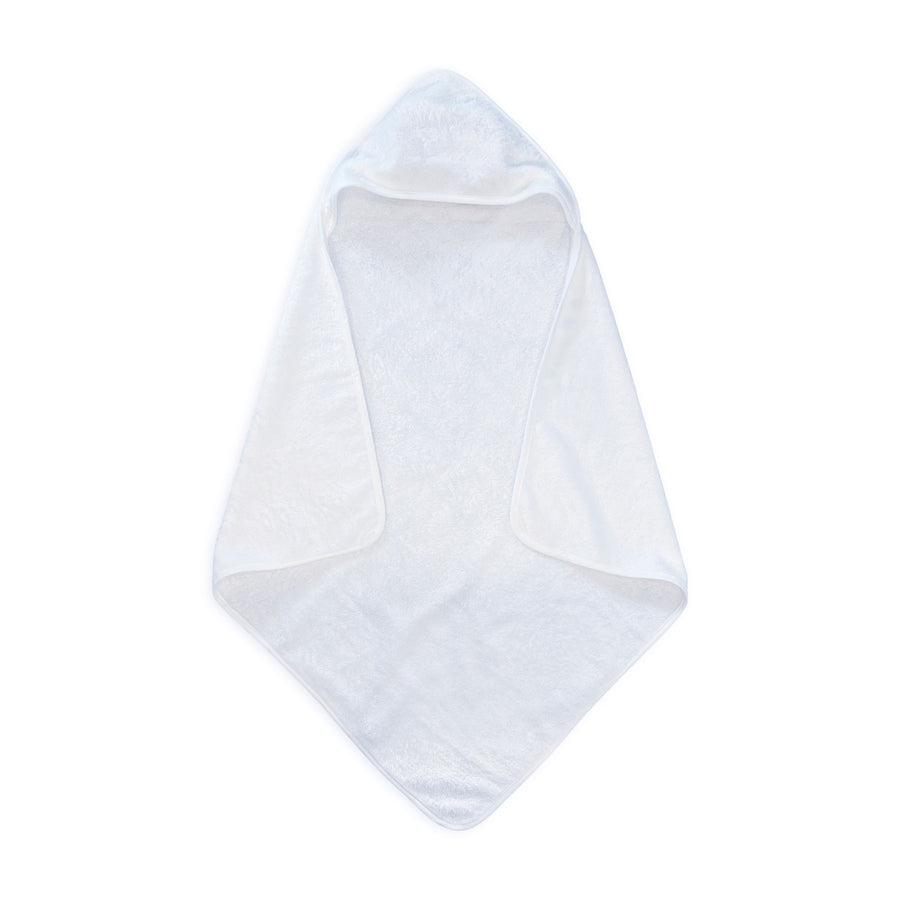 Hooded Baby Towel, Lightweight and Absorbent Turkish Cotton Towels in Pearl.