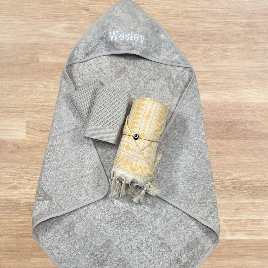 Hooded Baby Towel Gift Set