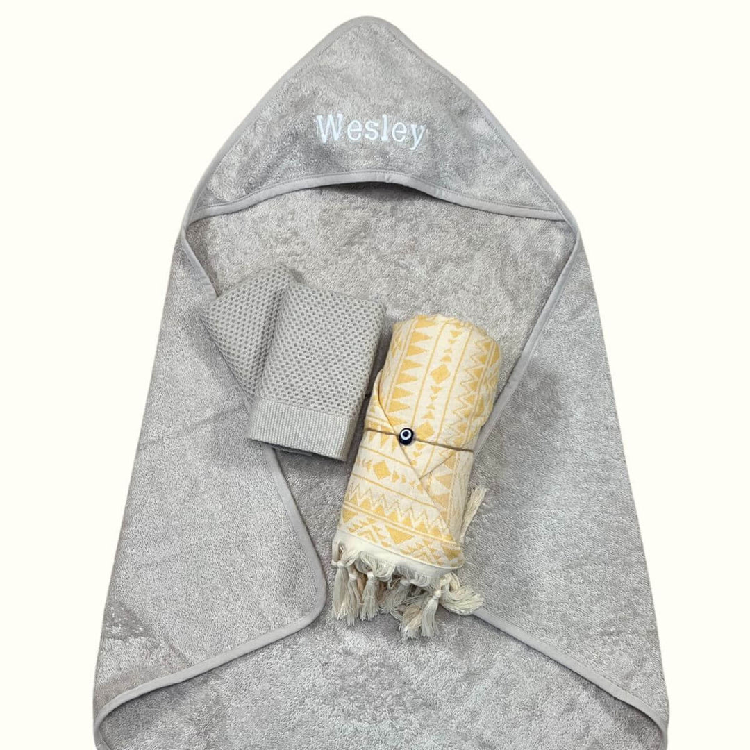 Hooded Baby Towel Gift Set