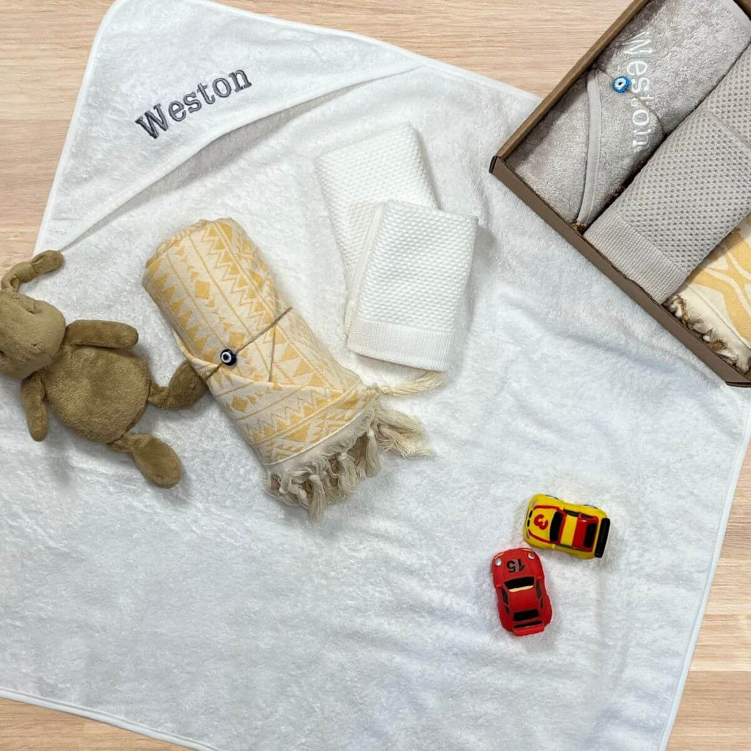 Hooded Baby Towel Gift Set