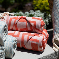 Thumbnail for Catania Peshtemal, Lightweight and Quick-Drying Turkish Peshtemal Beach Towels. Versatile and Eco-Friendly.