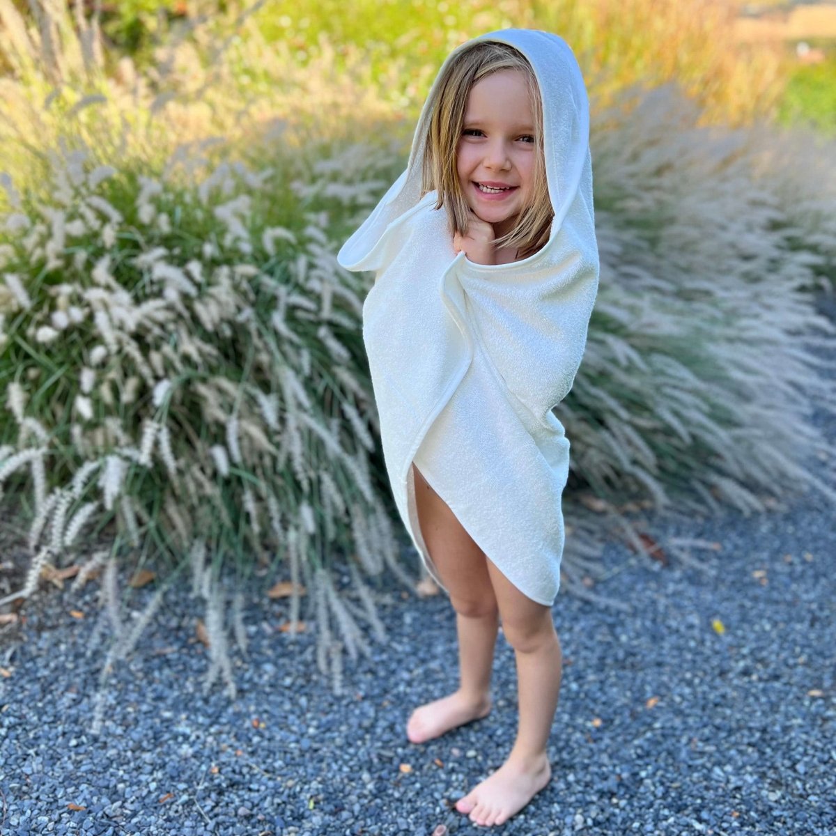 Hooded Baby Towel, Lightweight and Absorbent Turkish Cotton Towels. Luxuriously Soft and Eco-Friendly.