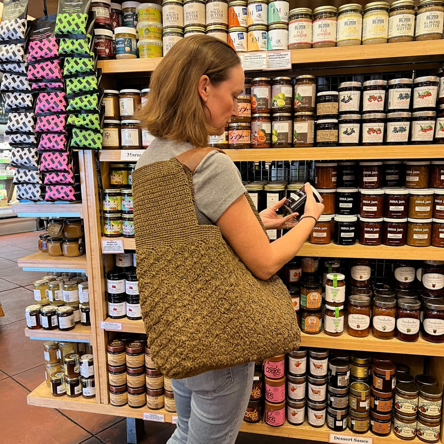 Sehir Shoulder Bag, Handmade Turkish Crochet Bags. Eco-Friendly, Sustainable, and Stylish.