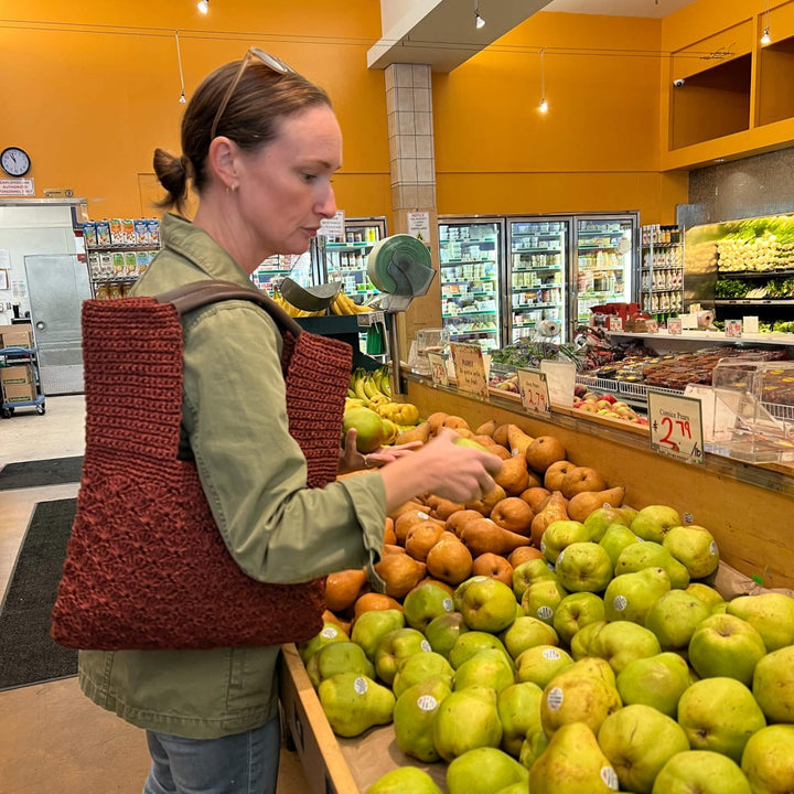 Sehir Shoulder Bag, Handmade Turkish Crochet Bags. Eco-Friendly, Sustainable, and Stylish.