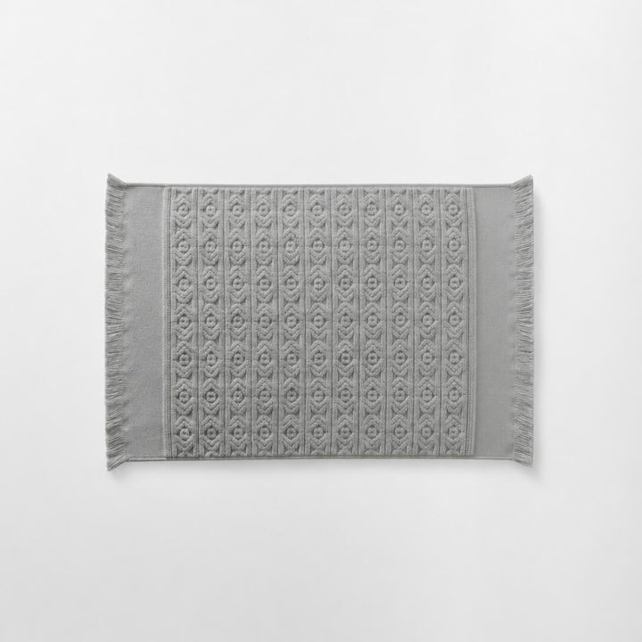 Fringed Ikat Bath Mat
