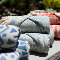 Thumbnail for Selimiye Peshtemal, Lightweight and Quick-Drying Turkish Peshtemal Beach Towels. Versatile and Eco-Friendly.