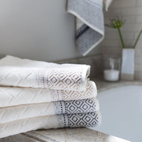 Thumbnail for The Modern Ikat Towel, Lightweight and Absorbent Turkish Cotton Towels. Luxuriously Soft and Eco-Friendly.