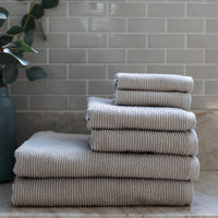 Thumbnail for The Soft Rib Towel, Lightweight and Absorbent Turkish Cotton Towels. Luxuriously Soft and Eco-Friendly.