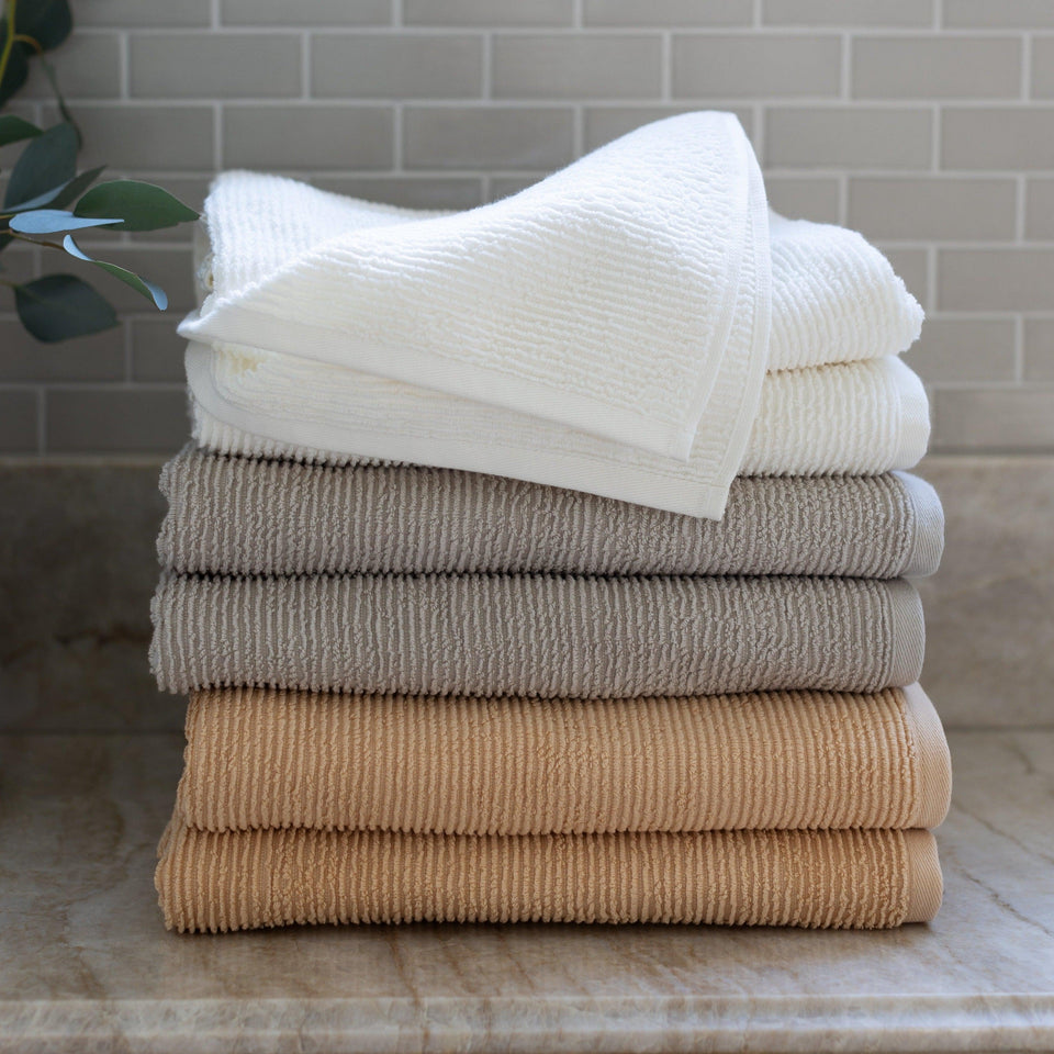 Waffle Weave Turkish Cotton Bath Towel and Towel Set – Pine & Palm