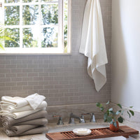 The Waffle Weave Towel, Lightweight and Absorbent Turkish Cotton Towels. Luxuriously Soft and Eco-Friendly.