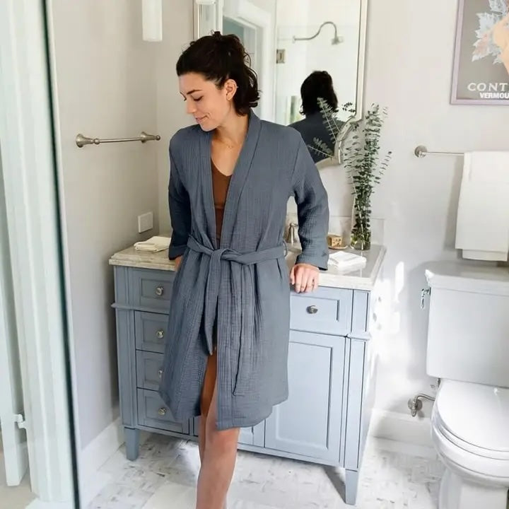 Unisex Turkish Cotton Robe