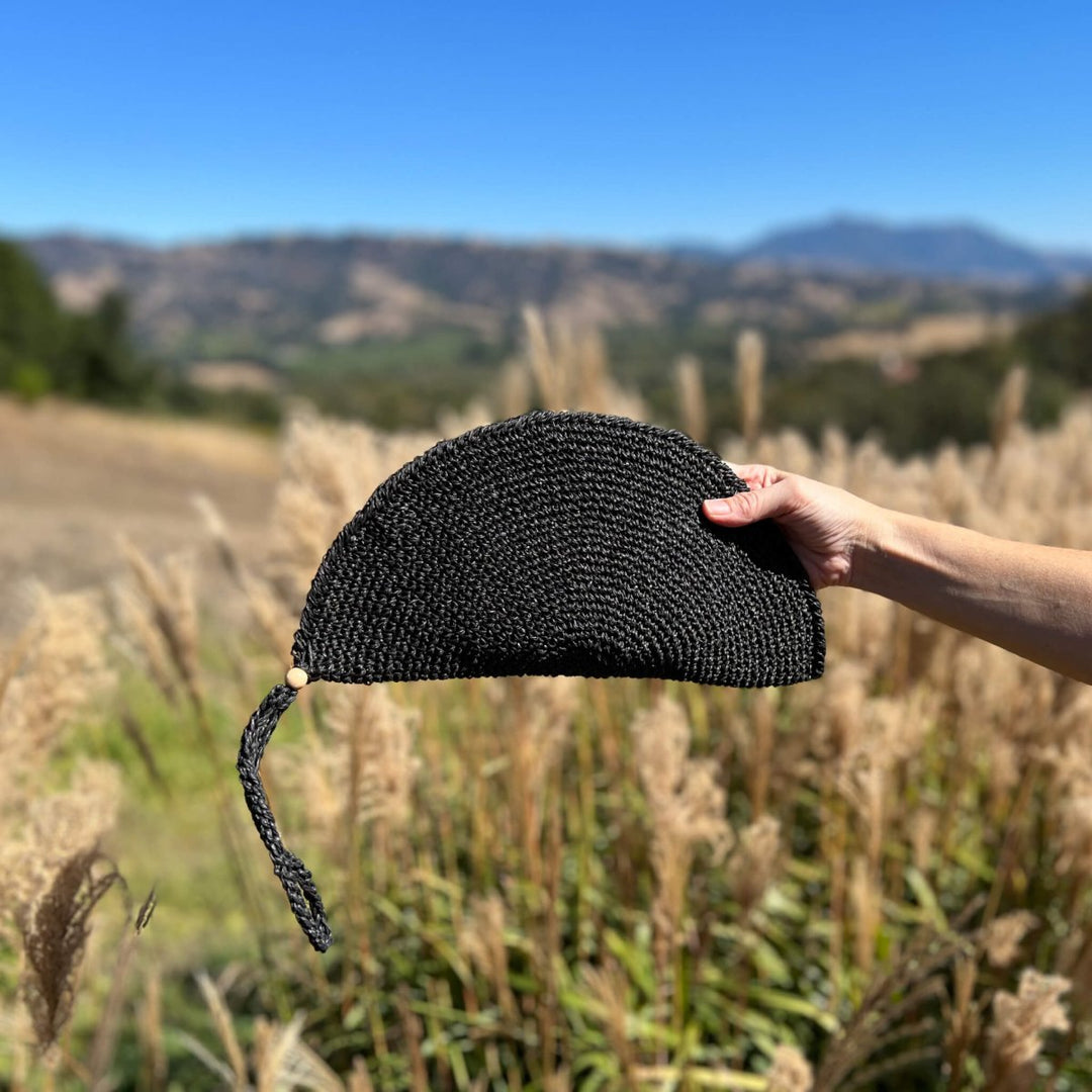 Yarim Ay Clutch, Handmade Turkish Crochet Bags. Eco-Friendly, Sustainable, and Stylish.