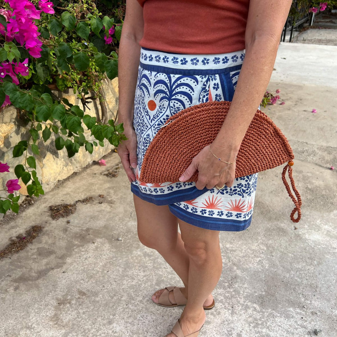Yarim Ay Clutch, Handmade Turkish Crochet Bags. Eco-Friendly, Sustainable, and Stylish.